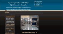 Desktop Screenshot of eqvalconsultinggroup.com